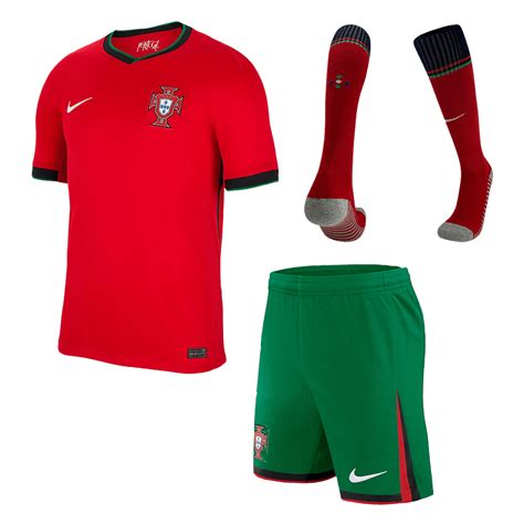 Portugal Home Custom Full Soccer Kit Bestsoccerstore