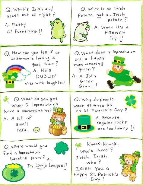 Saint Patrick’s Day Irish Jokes 2018, Limericks, Riddles, One-Liners ...