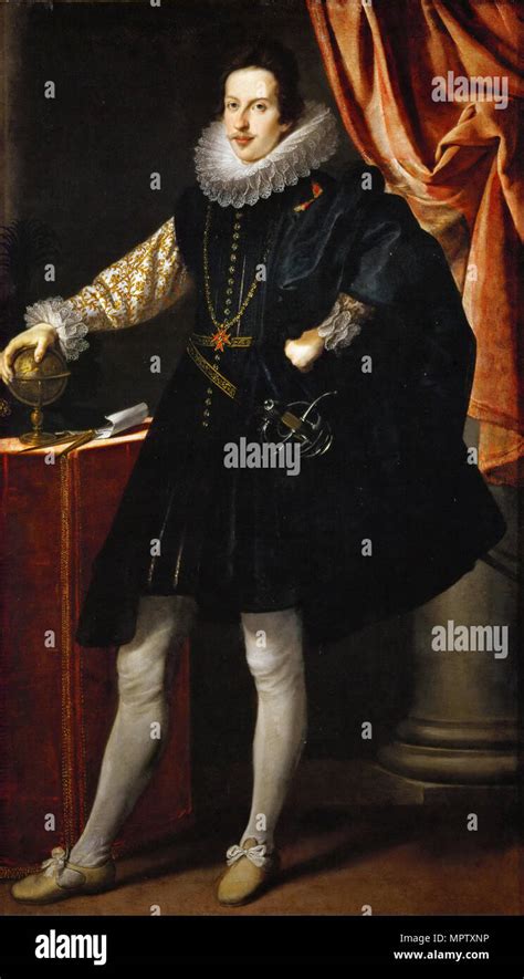 Portrait Of Grand Duke Of Tuscany Cosimo II De Medici 1590 1621 Stock