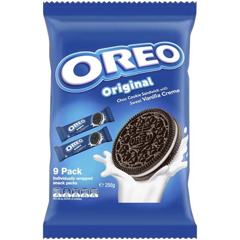 Oreo Original Cookies Grab & Go Multipack 256g is halal suitable, vegan ...