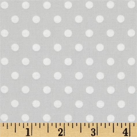 Pretty Special Polka Dot Grey White Fabric Grey And White Fabric Design