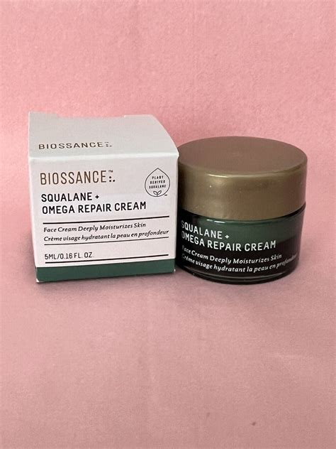 Biossance Squalane Omega Repair Cream Moisturizer Mini Travel 5ml