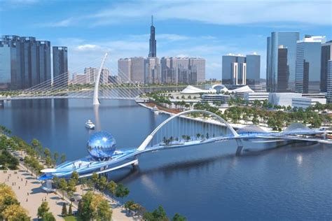 Design for pedestrian bridge over Saigon River approved | DTiNews - Dan ...