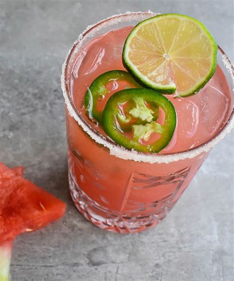 Spicy Watermelon Margarita Recipe Rezept