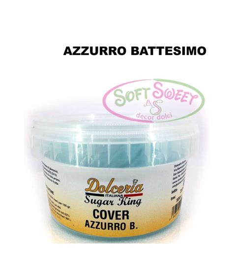 PASTA DI ZUCCHERO SUGAR KING AZZURRO BATTESIMO 500 GR