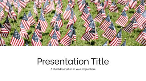 Green Veterans Day Powerpoint Template Free Masterbundles