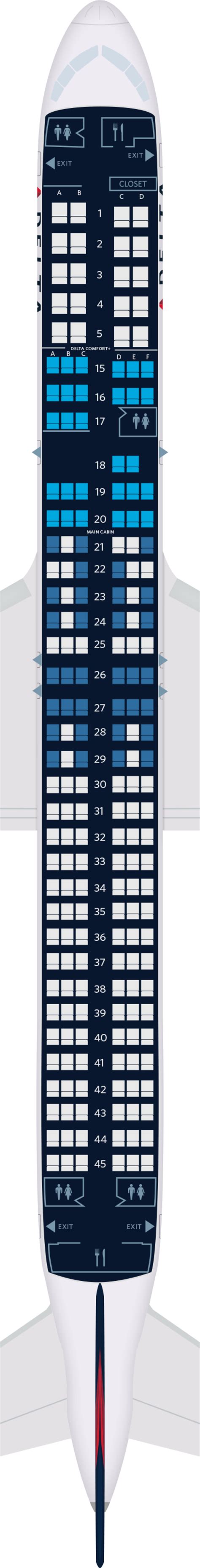 Boeing Seat Maps Specs Amenities Delta Air Lines