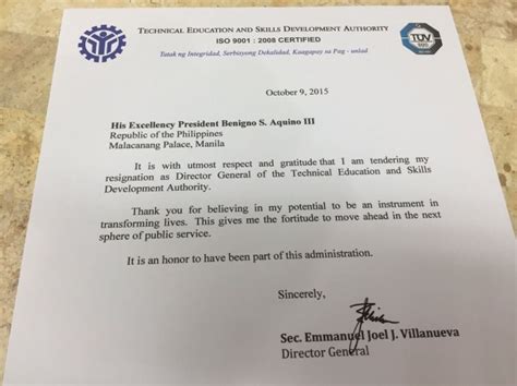 Joel Villanueva resigns from Tesda | Inquirer News