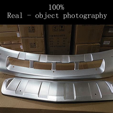 Car Accessories Front Rear Bumper Skid Protector Guard Plate Aluminum ...