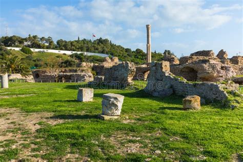 Ruins of the Ancient Carthage City, Tunis, Tunisia, North Africa Editorial Photography - Image ...