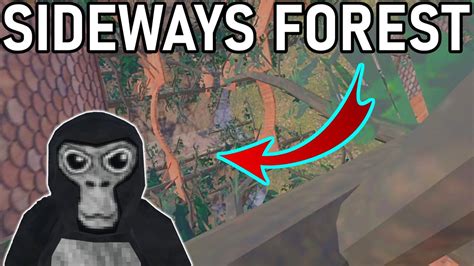 Gorilla Tag But The Forest Is SIDEWAYS Cursed Custom Map In Gorilla