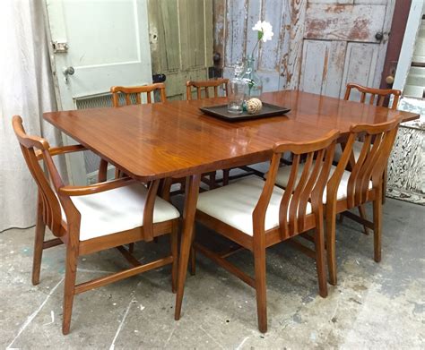 Mid Century Modern Dining Set Retro Home Decor Vintage Mid