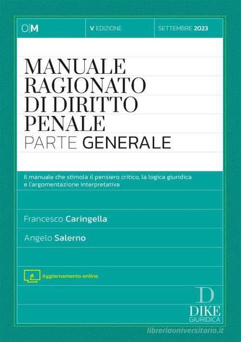 Manuale Ragionato Di Diritto Penale Parte Generale Con Aggiornamento