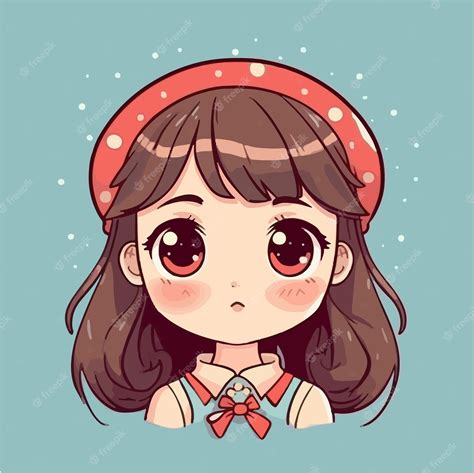 Premium Vector | Cute anime kawaii girl cartoon character with vector illustration