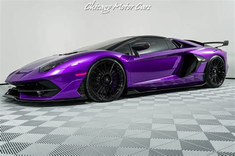 Used Lamborghini Aventador Svj Roadster Lp Rare Viola Pasifae