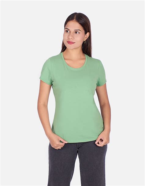 Ripley Polo Mujer Pieers Verde Lia Regular Fit