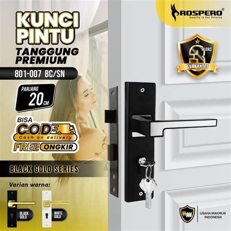 Jual PROSPERO Kunci Handle Gagang Pintu Tanggung Minimalist Stainless