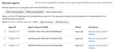 Agent Authentication Bamboo Data Center Atlassian Documentation