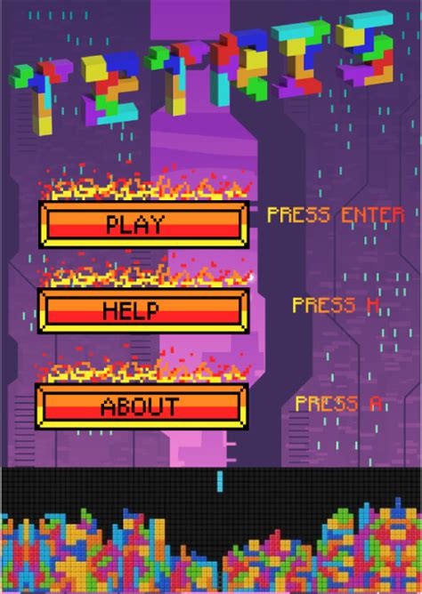 Artstation Simple Ui Design For Tetris