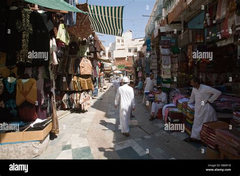 Souq al-Alawi market in Old Jeddah (Al-Balad), Jeddah, Saudi Arabia ...