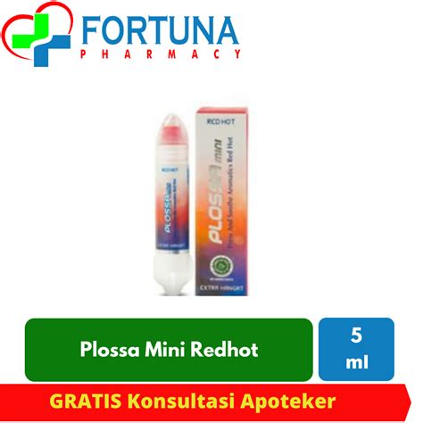 Jual Plossa Inhaler Roll On Mini Red Hot Ml Shopee Indonesia