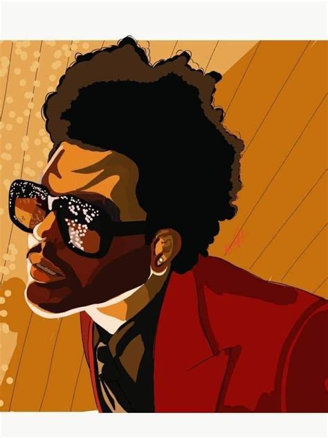 The Weeknd. 😍💛 | Rostros de arte, Ilustraciones artísticas, Dibujos ...