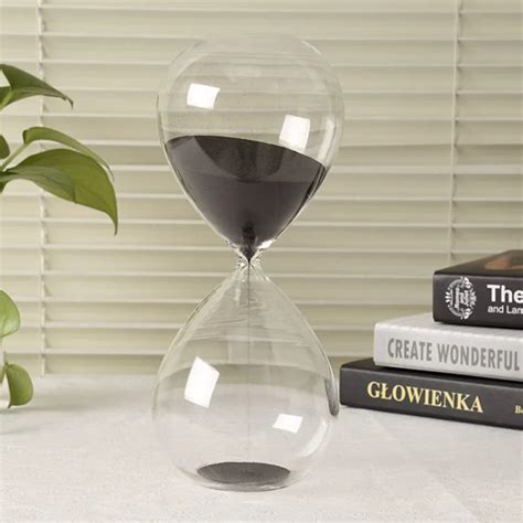 5 60 Minutes Nordic Glass Time Hourglass Timer Creative Home Living Room Office Art Decoration