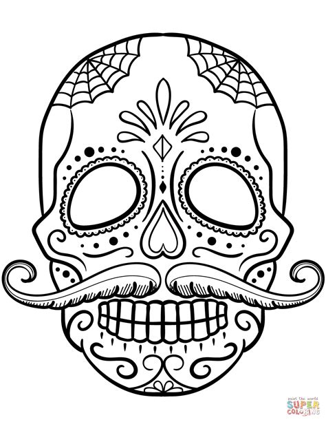 Sugar Skull Drawing at GetDrawings | Free download