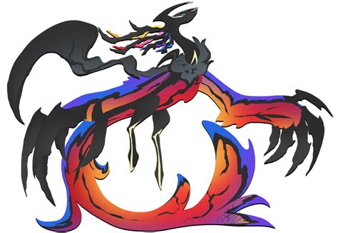 Yveltal And Xerneas Fusion By Drytil On Deviantart