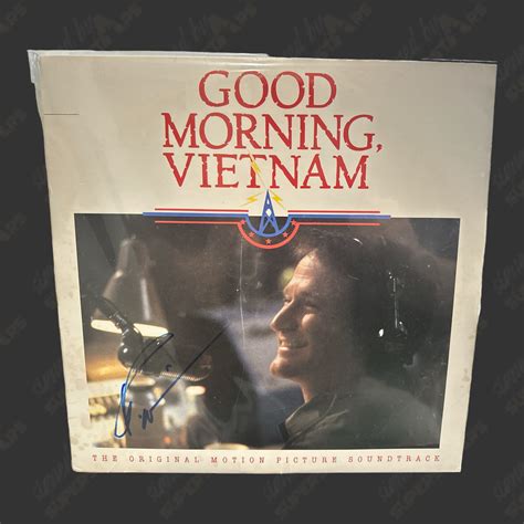 Robin Williams signed Good Morning Vietnam Soundtrack (w/ PSA) – Signed ...