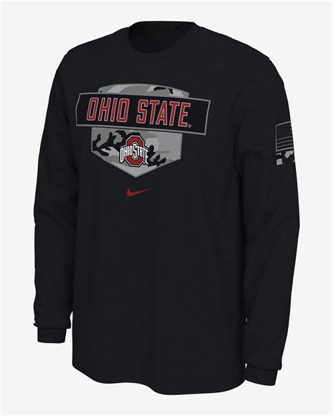 Nike College Ohio State Mens Long Sleeve T Shirt