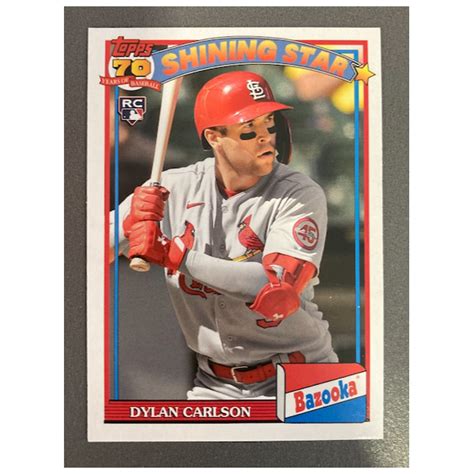 DYLAN CARLSON 2021 TOPPS ARCHIVES SHINNING STAR ROOKIE