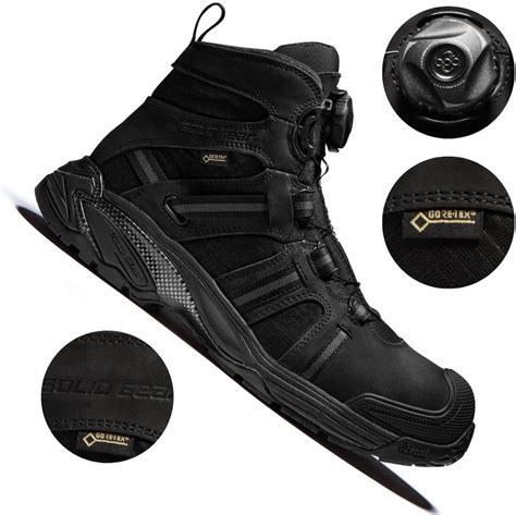 Solid Gear Buty Robocze Z Gore Tex Wysokie Męskie Marshal S3 Z Boa