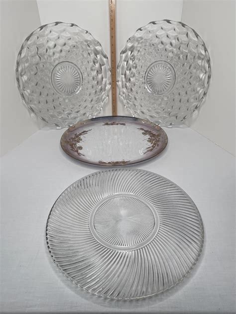 Large Glass Platters