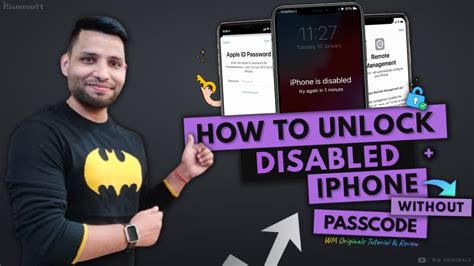 How To Unlock Disabled IPhone Without Passcode 2023 FIX IPhone