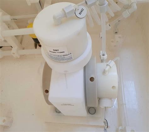 Used Used Air Operated Diaphragm Pump Made Of PTFE 29851 Typ FUTUR