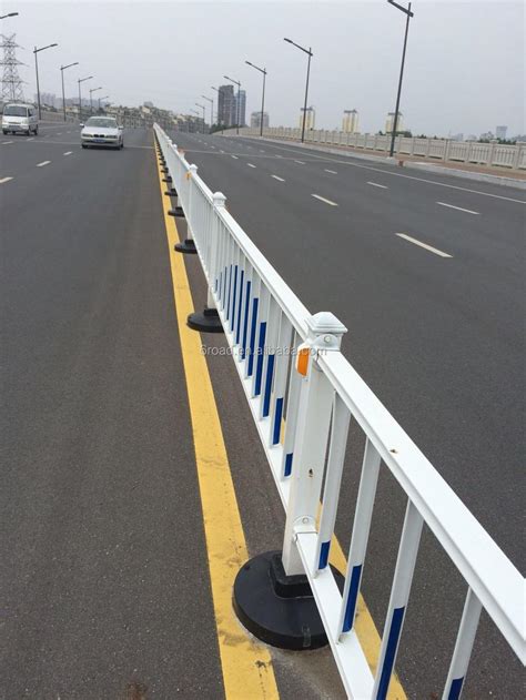 Steel Plastic City Road Lane Divider Guardrail Fence Buy Road Divider