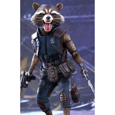 Rocket Raccoon Guardians of Galaxy Vol 2 Leather Vest | Guardians of ...