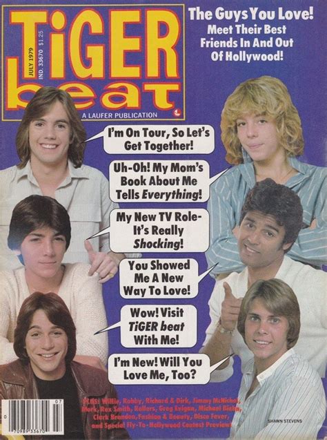 Super Seventies — Tiger Beat Magazine July 1979 — Shaun Cassidy