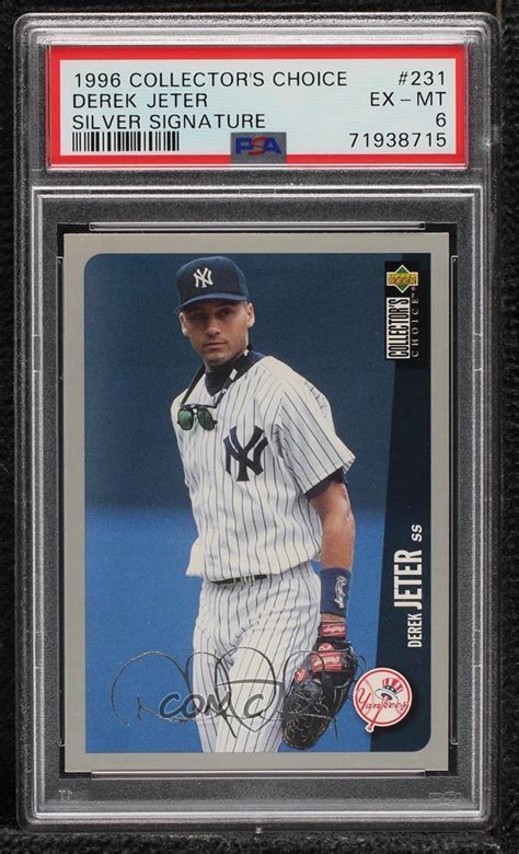 Upper Deck Collector S Choice Silver Signature Derek Jeter