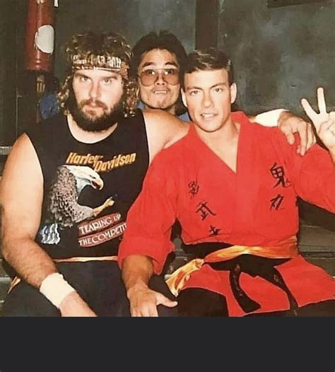 Jean-Claude Van Damme on the set of Bloodsport 1988 : r/1980s