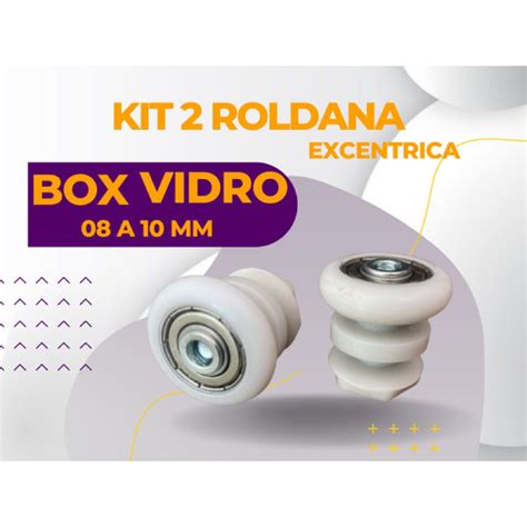 Roldanas Para Box Blindex Janela Porta De Vidro Mm Ou Mm