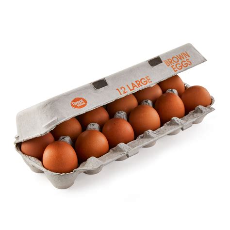 Great Value Jumbo Brown Eggs, 12 Count - Walmart.com