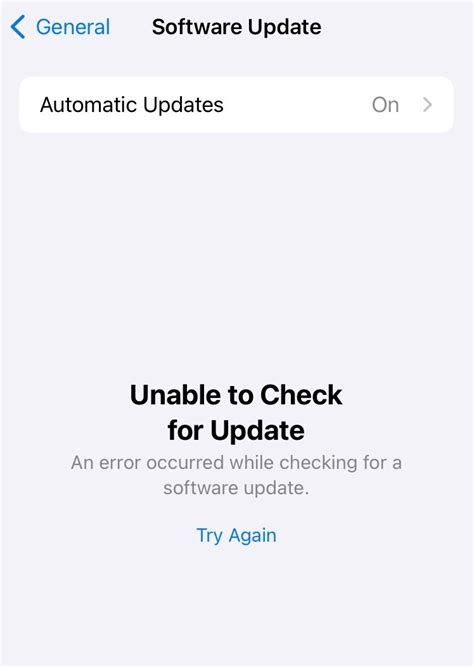 Fix Ios 17 “unable To Check For Update” Error On Iphone And Ipad