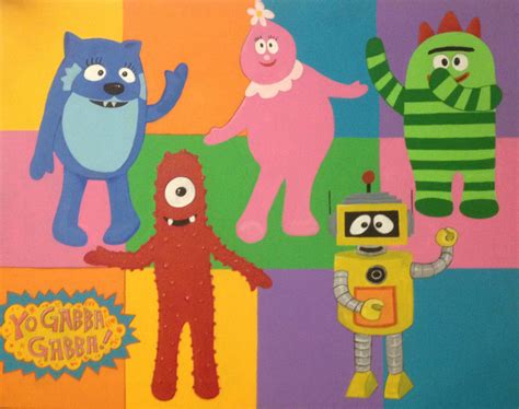 Yo Gabba Gabba Made As Present By Castleart On Deviantart