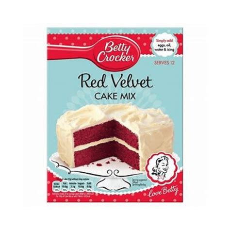 Betty Crocker Red Velvet Cake Mix 450g Convenience Shop Online