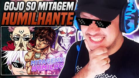 REACT AS HUMILHANTES MITAGENS NOS ANIMES YouTube