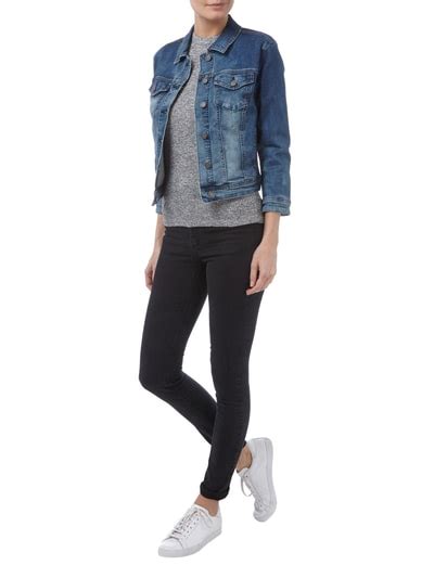 Jake s Casual Jeansjacke mit Dreiviertel Ärmeln kurz jeans online