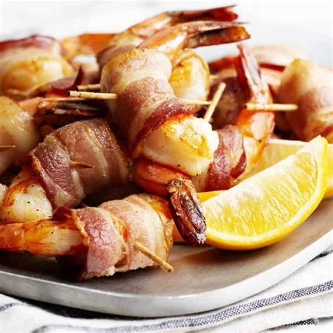 The Best Bacon Wrapped Shrimp Pinch And Swirl