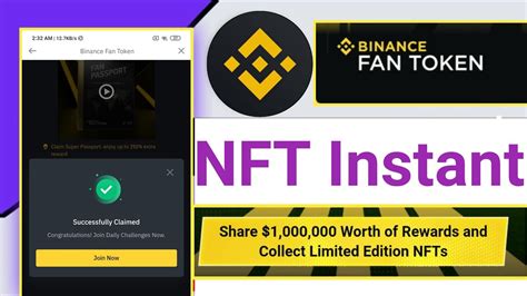 Instant 50 BUSD Binance Fan NFT Instant Withdraw New Binance Offer